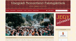 Desktop Screenshot of palotajatekok.hu